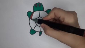 рисуем черепашку|draw a turtle