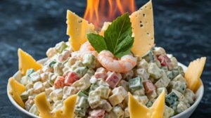 Салаты. Три новинки 2024 к новогоднему праздничному столу