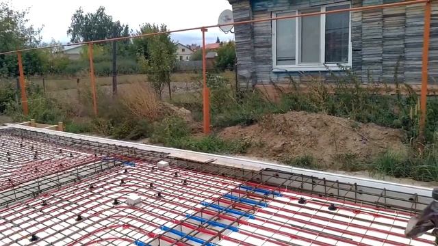 Армирование плиты УШП  24.08-31.08.2023