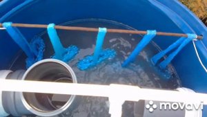 часть 2.станция биологической очистки воды из пластиковых бочек.Продолжение