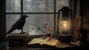 𝔈𝔠𝔥𝔬𝔢𝔰 𝔦𝔫 𝔱𝔥𝔢 𝔖𝔫𝔬𝔴𝔰𝔱𝔬𝔯𝔪 - Dark Academia Instrumentals - Haunting Melodies for Wi
