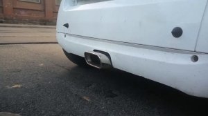 Как работает новый выхлоп у Кости на Smart 451