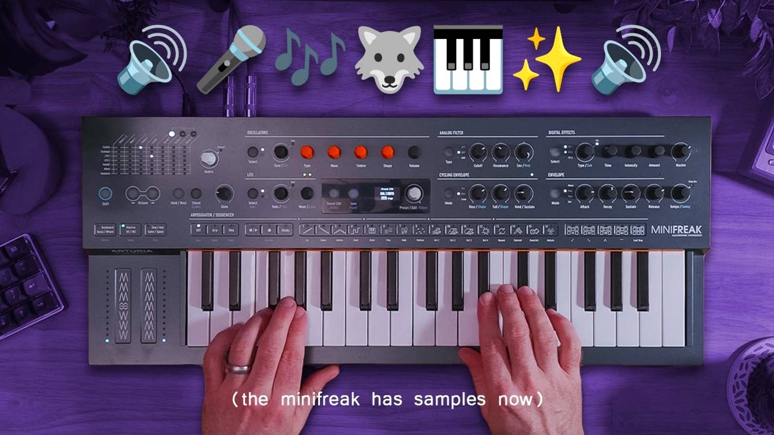 Arturia MiniFreak has Samples Now!