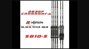 Обзор спиннинга XESTA BLACK STAR 2-nd GENERATION S610-S. Буря эмоций и крупные рыбы!