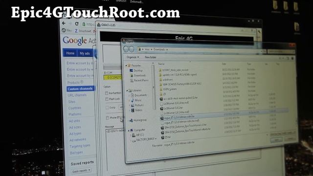 How to Install ClockworkMod Recovery Touch For Epic 4G Touch!