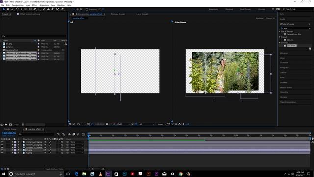 EASY WAY TO CREAT PARALLAX  EFFECT  | ADOBE AFTER EFFECTS CC 2017 TUTORIALS