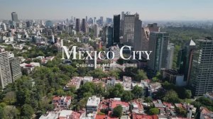 [4K] MEXICO CITY  Ciudad de Mxico CDMX  3 Hour Drone Aerial Relaxation Film UHD