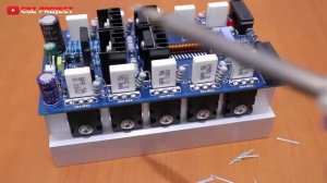 DIY 1000 Watt High Power Amplifier Using 2SC5200 & 2SA1943 Transistors