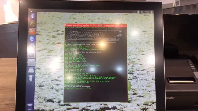 QL/E v3.16 codename "Snow white swan" under uQLx 2017