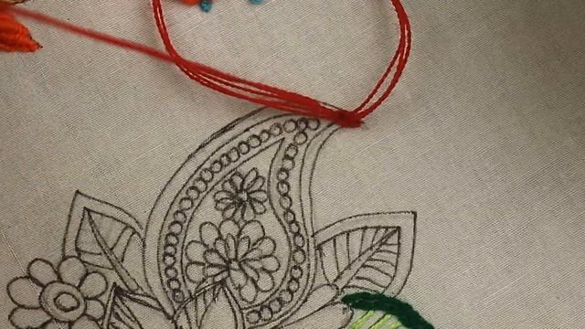 Traditional Hand Embroidery Designs for Pillow Covers / Cushion Covers / Tablecloth / Sofa Covers