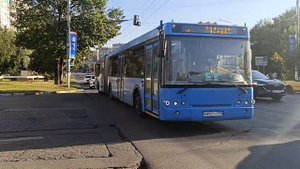 Автобус ЛиАЗ 6213.22 №081413 по маршруту 3 в городе Химки МО