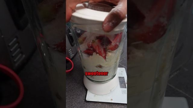 2 Liter tub strawberry protein ice cream