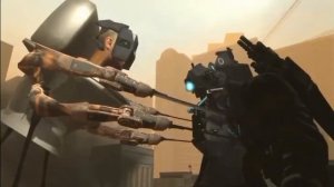 другой эдит про битву камерамена титана и спикермена титана