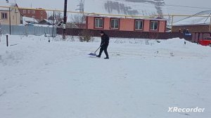 уборка снега ❄☃️🎄