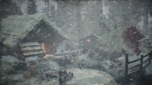 Уютные звуки метели для сна - Уютная зимняя хижина | Звуки морозной зимы и звуки вьюги