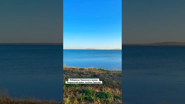 Краснодарский край, Темрюкский район, посёлок Гаркуша. Таманский залив. #таманскийполуостров #shorts