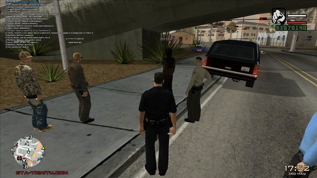 ТИПИЧНЫЙ ДЕНЬ ПОЛИЦЕЙСКОГО в ПАТРУЛЕ на TRINITY RP в GTA SAMP смотреть онлайн