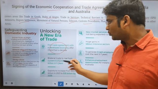 India and Australia sign Economic Cooperation and Trade Agreement ECTA, Impact on Indian Agricultur смотреть онлайн