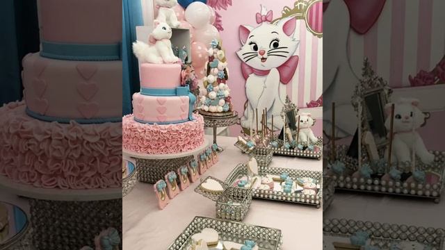 La vida es una fiesta 🎉 temática Gatita Marie 💓🐈 IDEAS 🌼 #urutubers смотреть онлайн