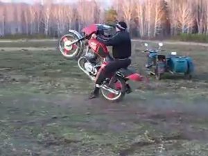 ИЖ Юпитер 5 покатушки на природе,