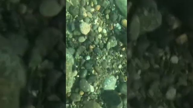 Прозрачная вода в море Абхазии