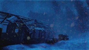 Звуки расслабляющего зимнего ветра и снега. Черный экран | Dark screen | ASMR | Звук снежной бури.