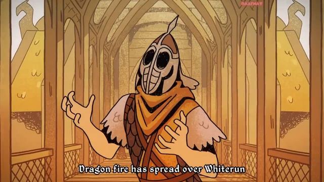 MUST HAVE BEEN THE WIND: Skyrim Guard Song смотреть онлайн