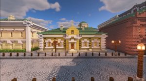Дом в русском стиле в майнкрафте (Российская Империя)
