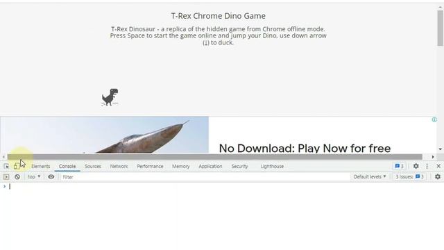 How to Hack Chrome T Rex Dino game Using a Code | TECHNICAL ADITYA 80 | #technical_aditya_80