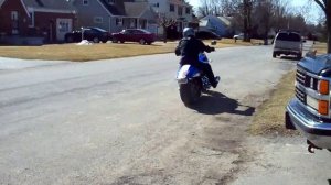 Suzuki M109R Sideburner Exhaust