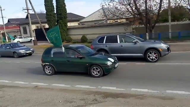 25 апреля День Черкесского флага. Автопробег Кабарда с.Альтуд