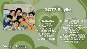 GOT7 playlist 2023 can make you sing