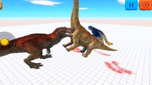 Spinosaurus & Brachiosaurus vs Trex & Triceratops - Animal Revolt Battle Simulator