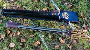 Кожаный чехол КЕДР для шампуров премиум класса