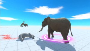 Tiger vs Elephant vs Giraffe vs Polar Bear - Animal Revolt Battle Simulator