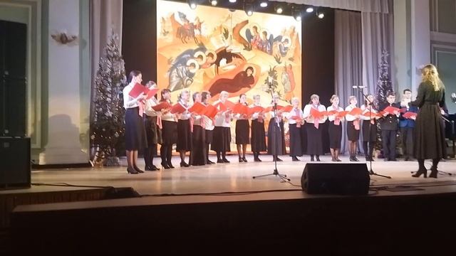 РОЖДЕСТВЕНСКАЯ КОЛЯДКА НЕБО И ЗЕМЛЯ Хор Слово смотреть онлайн