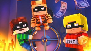 ОГРАБЛЕНИЕ ПО-ДЕТСКИ! ДРУЖБА ДЕТЕЙ В МАЙНКРАФТ [перезалив]