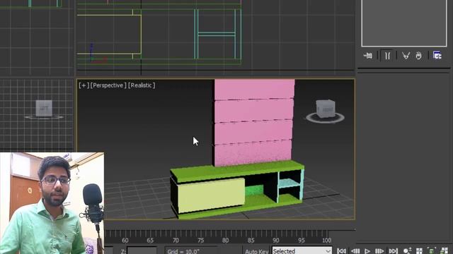 TV Unit Design | 3Ds Max Tutorial in Hindi for Beginners | Multimedia Guruji смотреть онлайн