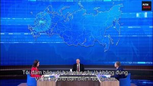 Tổng thống Putin trả lời câu hỏi khiêu khích của nhà báo Mỹ