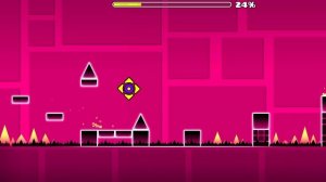 Я прохожу 2 уровень в Geometry Dash