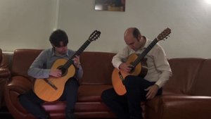 П. Турсунов - "Розы для Ирины" гитарный дуэт - посвящение. Исполняют Р. Мамедкулиев и М. Нагорнов