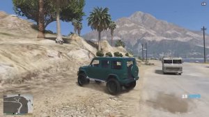 Mercedes-Benz AMG G63 4х4 монстр проверил новую легенду по бездорожью в GTA 5,