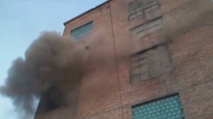 Взрывная волна от взрыва  метеорита в Челябинске .