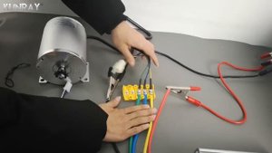 KUNRAY BLDC 3000W 72V Motor kit, 42V-72V 3000W 50A Brushless Controller, Testing