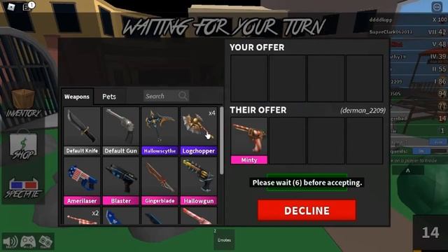 MM2 TRADING MONTAGE #18 (lots of red lugers) смотреть онлайн