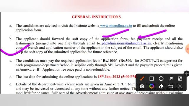 phd admission 2023 || nit phd admission 2023