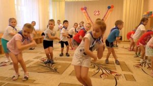 Утренник 23 февраля в детском саду. Подготовительная группа.