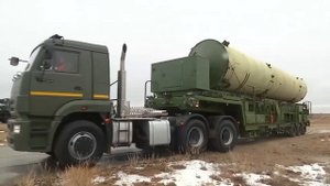 Испытательный пуск модернизированной ракеты российской системы ПРО на полигоне Сары Шаган