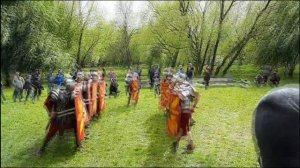 Тренировка римских легионеров / Roman legionnaires training