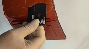 Портмоне мужское из натуральной кожи для документов и денег